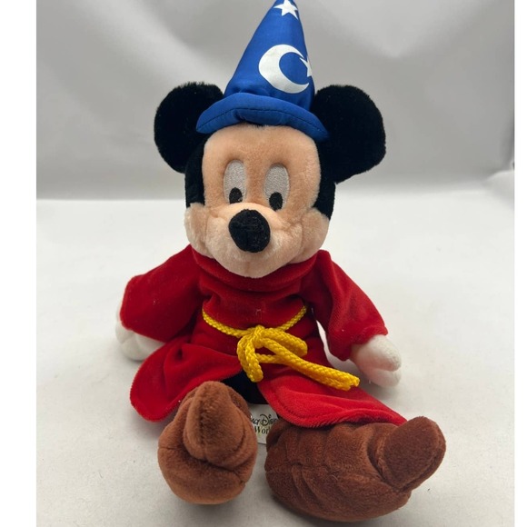 Mickey Mouse Fantasia Plush‎ Sorcerer's Apprentice - Picture 1 of 4